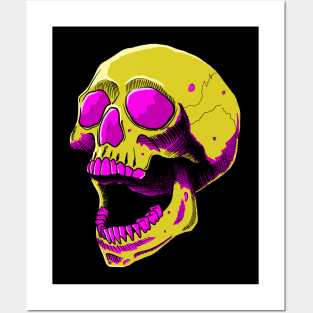 Screaming Skull, Now In PINK Posters and Art